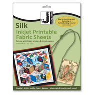 Jacquard Ink Jet Fabric 8.5'' x 11'' Silk Sheets (10 pack) - AT TEN Distribution