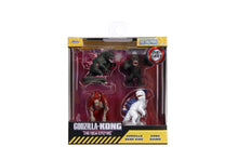 Load image into Gallery viewer, Jada Godzilla x Kong Metalfigs 4 Pack 2.5" Die - Cast Figures, Godzilla, King Kong, Skar, Shimo, Ages 8+ - AT TEN Distribution
