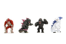 Load image into Gallery viewer, Jada Godzilla x Kong Metalfigs 4 Pack 2.5" Die - Cast Figures, Godzilla, King Kong, Skar, Shimo, Ages 8+ - AT TEN Distribution
