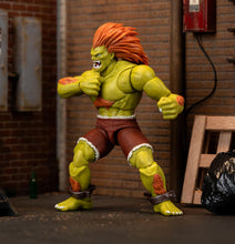 Load image into Gallery viewer, Jada Street Fighter II Blanka Deluxe Action Figure - 1:12 Scale, Highly Articulated, Interchangeable Hands &amp; Head, Electric Thunder Accessory - 7&quot; Tall, Video Game Collectible - AT TEN Distribution
