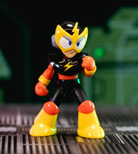 Load image into Gallery viewer, Jada Toys Mega Man 4" Elec Man - 1:12 Scale Action Figure, Wave 2 – Over 15 Points of Articulation, Alternate Hands &amp; Head, Lightning Bolt Accessory - AT TEN Distribution
