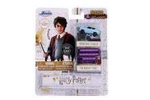 Load image into Gallery viewer, Jada Toys Nano Hollywood Rides Harry Potter 1959 Ford Anglia &amp; Knight Bus 2 - Pack Die - Cast Collectible Vehicles 31719, White - AT TEN Distribution
