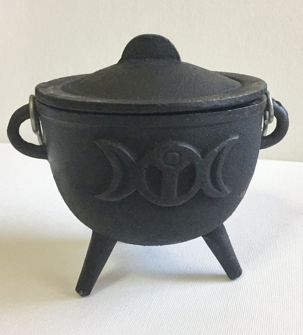 Kheops International Cast Iron Cauldron Triple Moon - AT TEN Distribution
