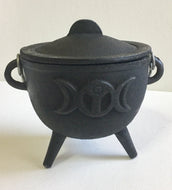Kheops International Cast Iron Cauldron Triple Moon - AT TEN Distribution