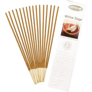Kheops International Nitiraj Platinum Natural Incense, 25 Grams, White Sage, Pack of 6 - AT TEN Distribution