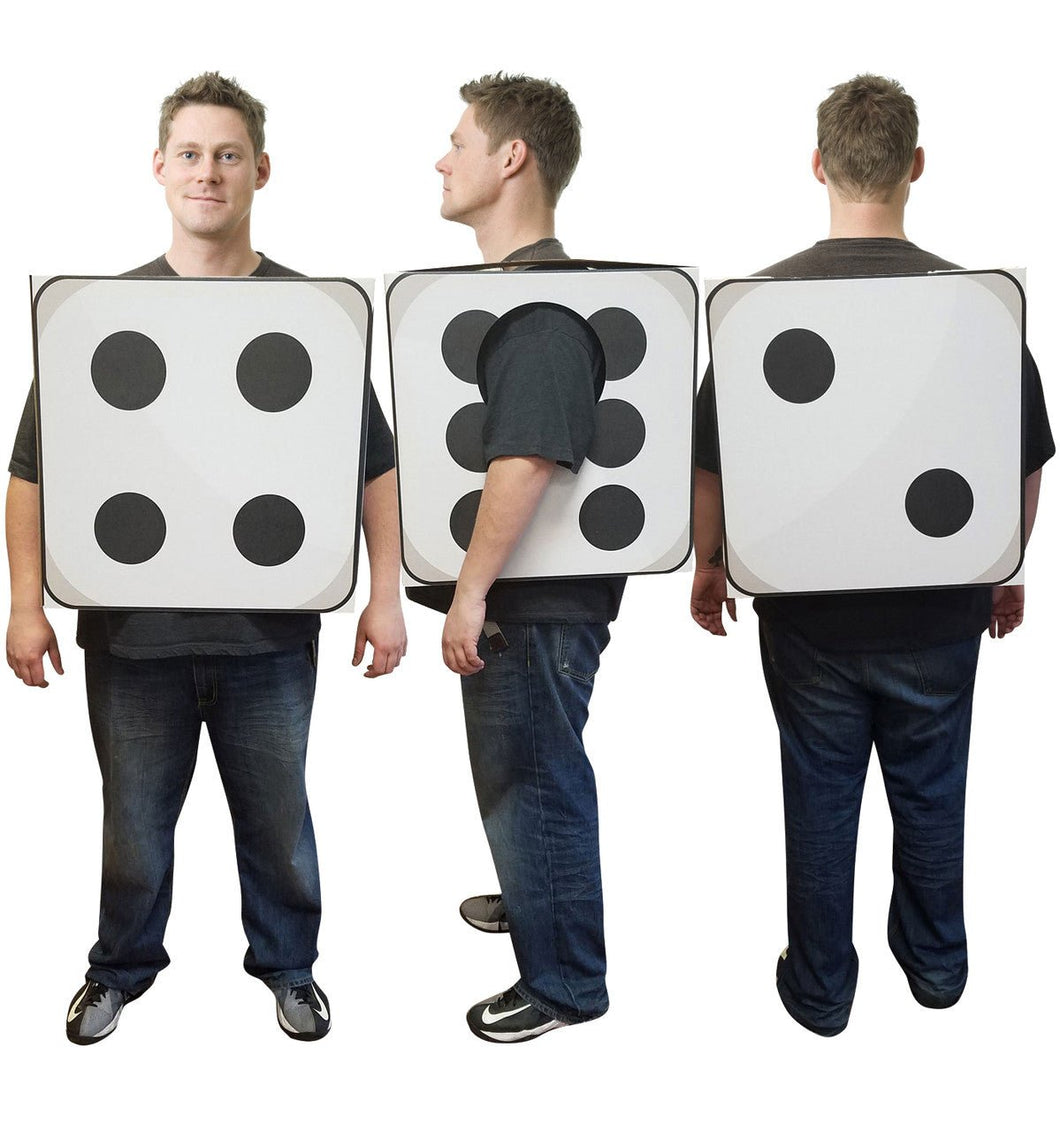 Life - size 3D Dice Costume Cardboard Cutout - AT TEN Distribution