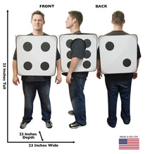 Load image into Gallery viewer, Life - size 3D Dice Costume Cardboard Cutout - AT TEN Distribution
