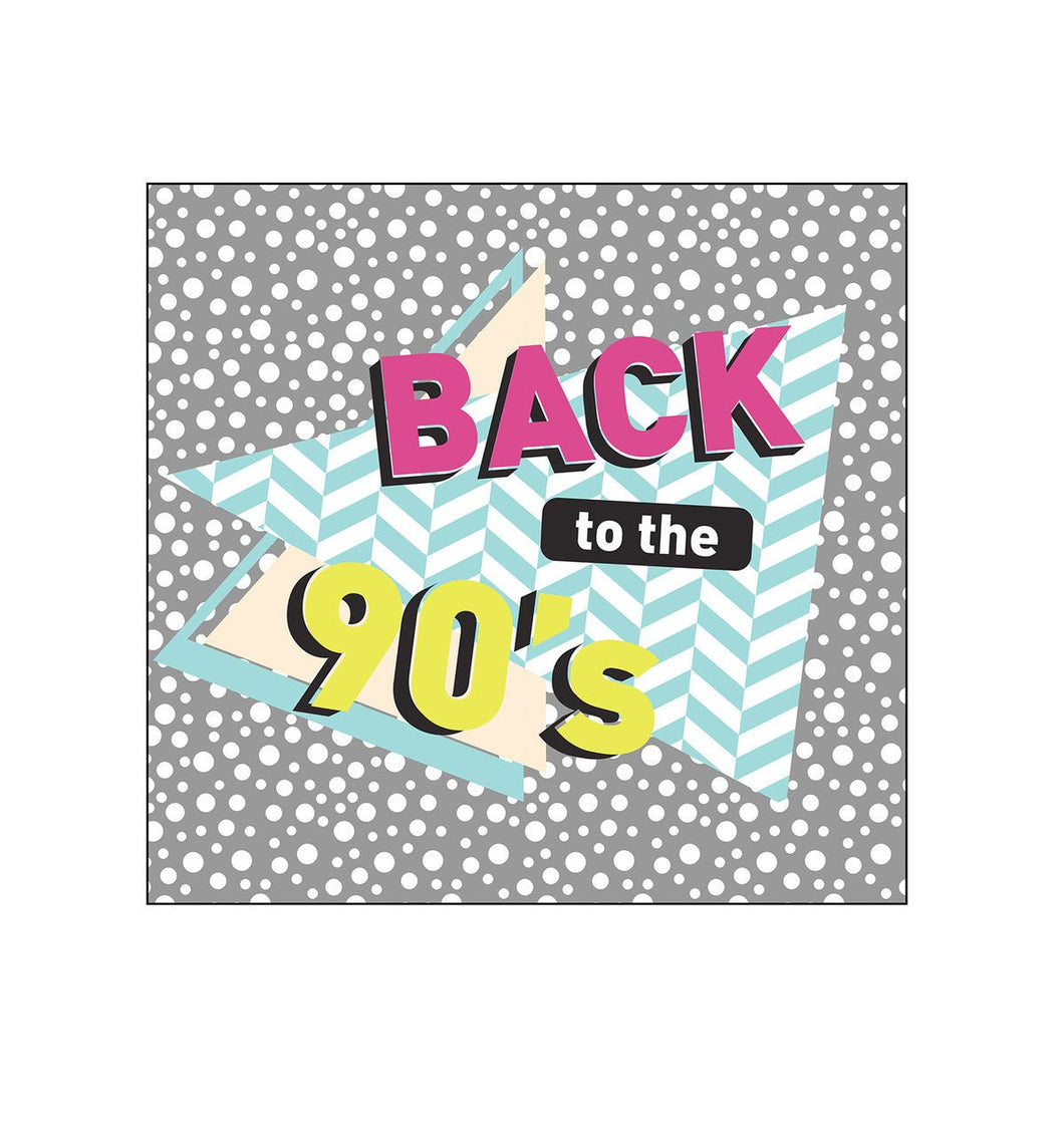 Life - Size 90's Backdrop Double Wide Cardboard Cutout - AT TEN Distribution