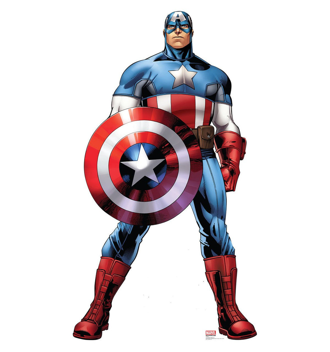 Life - size Captain America Cardboard Cutout - AT TEN Distribution