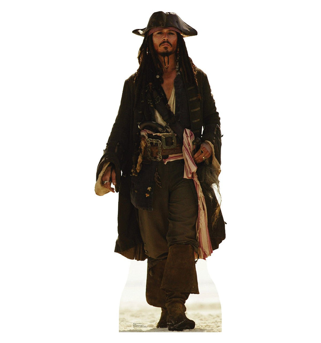 Life - size Captain Jack Sparrow Cardboard Cutout - AT TEN Distribution