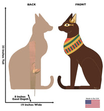 Load image into Gallery viewer, Life - size Cardboard Cutout of Egyptian Cat - AT TEN Distribution

