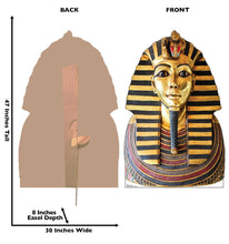 Load image into Gallery viewer, Life - size Cardboard Cutout of King Tut Death Mask - AT TEN Distribution
