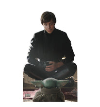 Load image into Gallery viewer, Life - size Cardboard Cutout of Luke Skywalker &amp; Grogu - AT TEN Distribution
