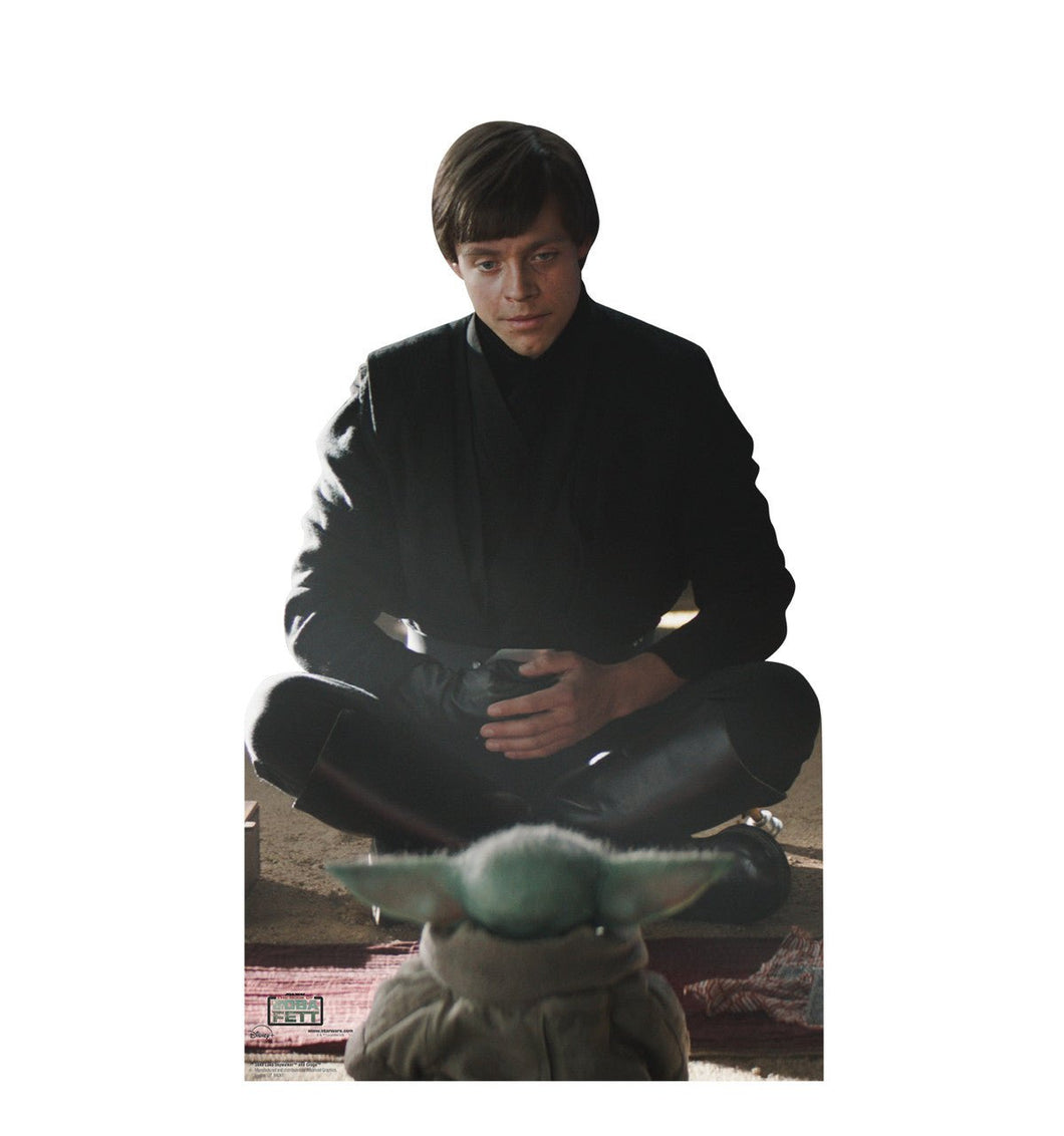 Life - size Cardboard Cutout of Luke Skywalker & Grogu - AT TEN Distribution