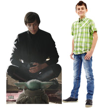 Load image into Gallery viewer, Life - size Cardboard Cutout of Luke Skywalker &amp; Grogu - AT TEN Distribution
