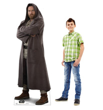 Load image into Gallery viewer, Life - size Cardboard Cutout of Obi - Wan Kenobi with Hood - AT TEN Distribution

