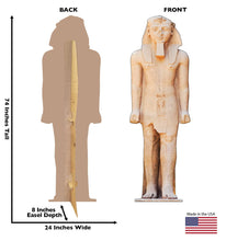 Load image into Gallery viewer, Life - size Cardboard Cutout of Rameses II Statue - AT TEN Distribution
