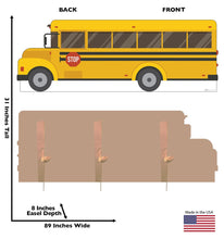 Load image into Gallery viewer, Life - size Cardboard Cutout of School Bus - AT TEN Distribution
