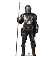 Life - size Cardboard Cutout of The Mandalorian with Spear - AT TEN Distribution