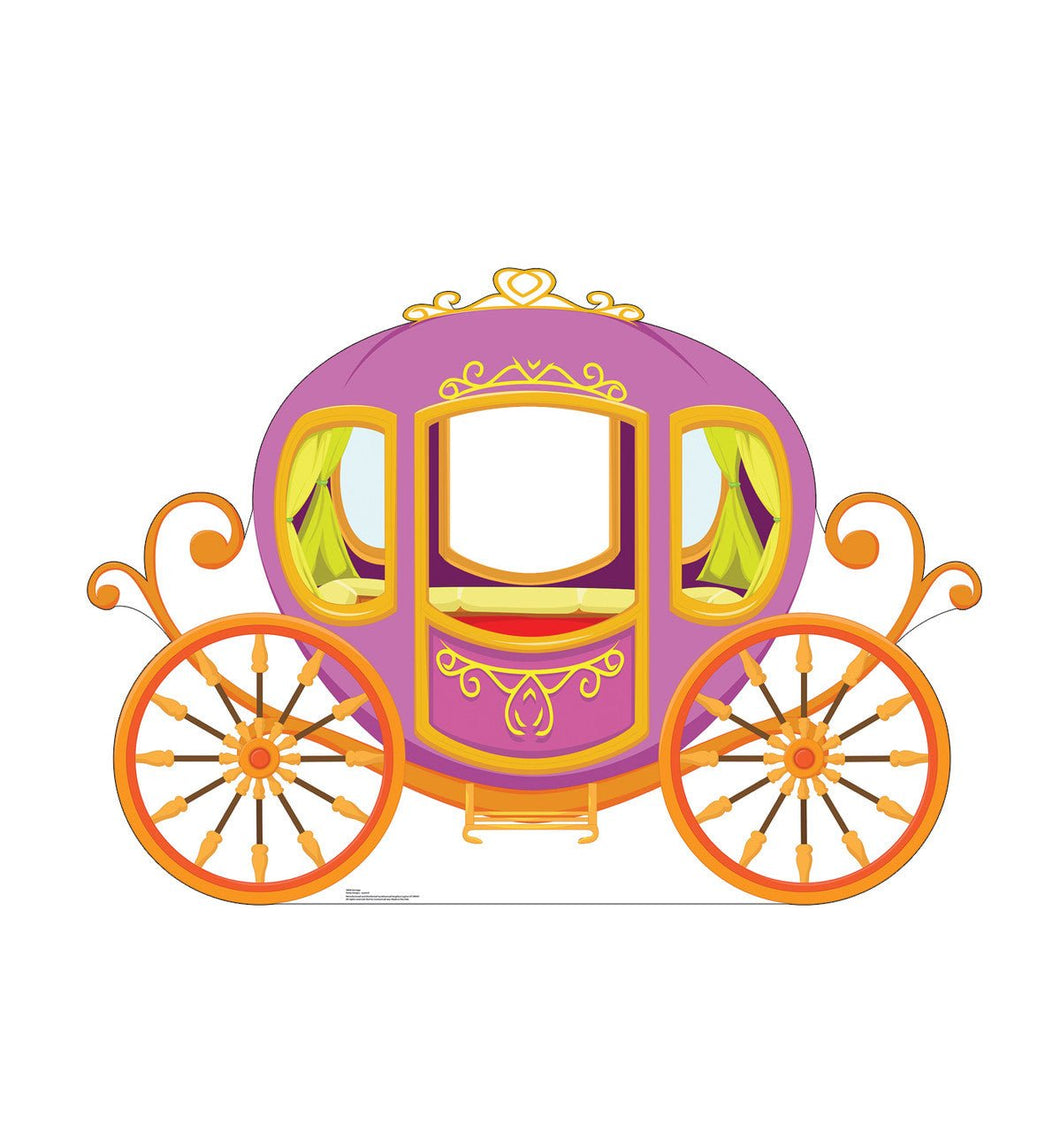 Life - Size Carriage Cardboard Stand - in Cutout - AT TEN Distribution