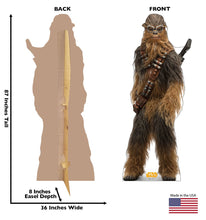 Load image into Gallery viewer, Life - Size Chewbacca Star Wars Solo Cardboard Cutout - AT TEN Distribution
