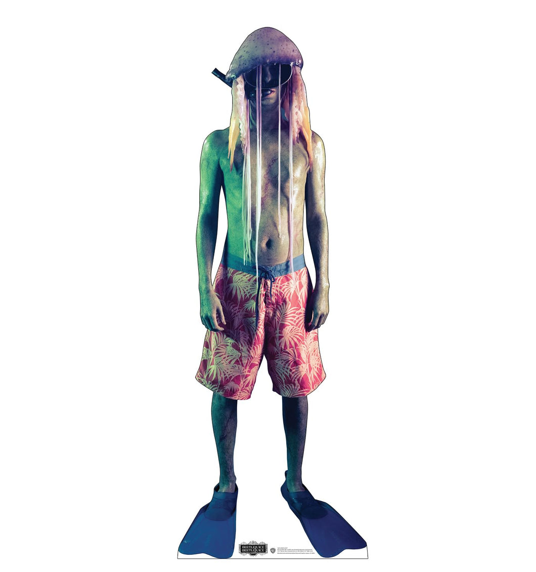Life - Size Diver Ghost Cardboard Cutout (70in) | Official Beetlejuice Beetlejuice (2024) Prop Standup - AT TEN Distribution