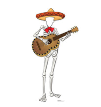 Load image into Gallery viewer, Life - size Fiesta Skeleton Stand in Cardboard Cutout - AT TEN Distribution
