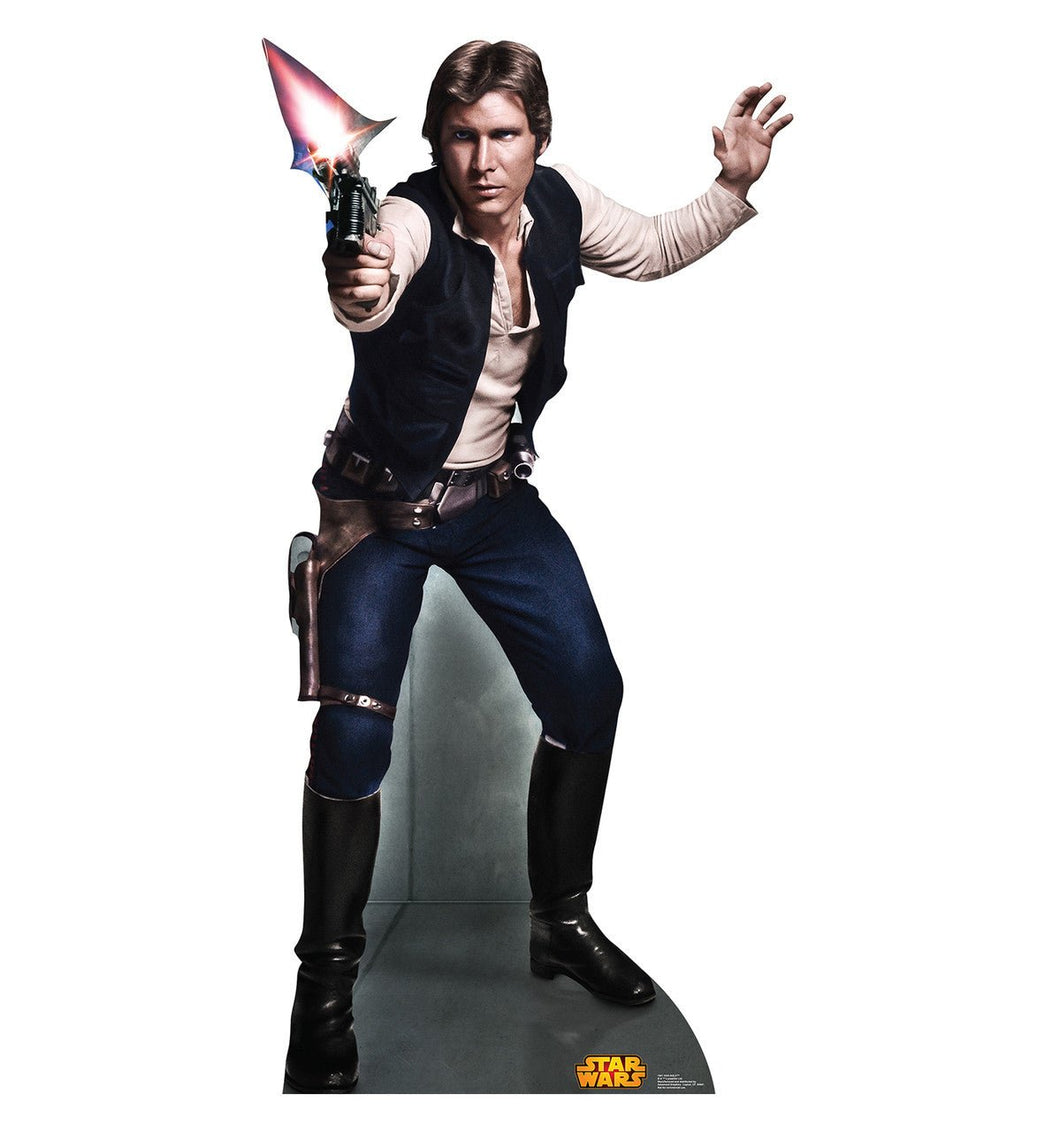 Life - size Han Solo (Retouched) Cardboard Cutout - AT TEN Distribution