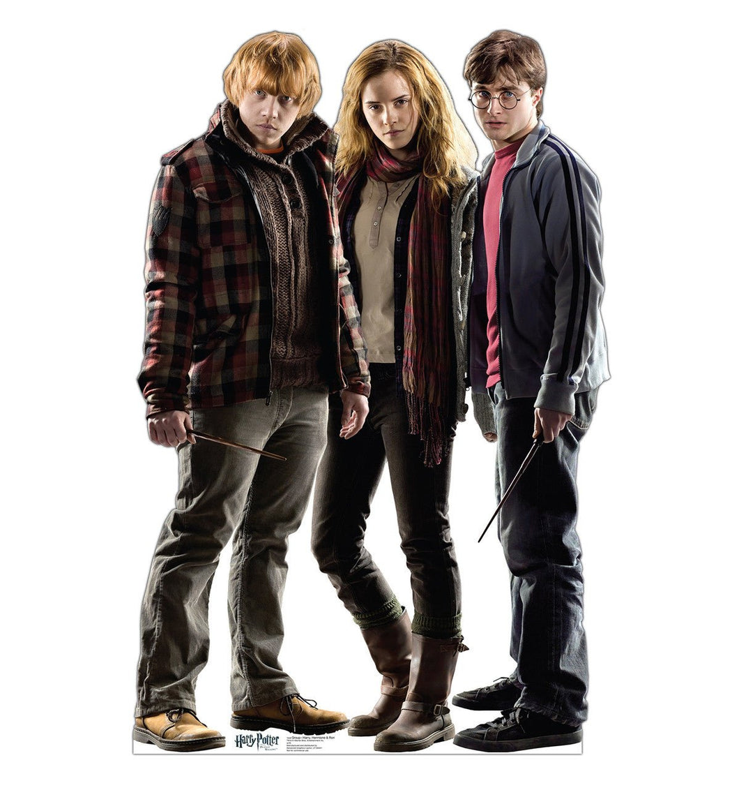 Life - size Harry, Hermione and Ron Cardboard Cutout - AT TEN Distribution