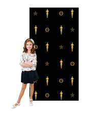 Load image into Gallery viewer, Life - size Hollywood Step and Repeat Cardboard Cutout - AT TEN Distribution
