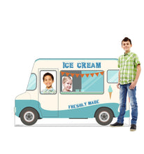 Load image into Gallery viewer, Life - size Ice Cream Truck Stand - in Cardboard Cutout - AT TEN Distribution
