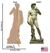 Load image into Gallery viewer, Life - size Italy Statue - The David Cardboard Cutout - AT TEN Distribution
