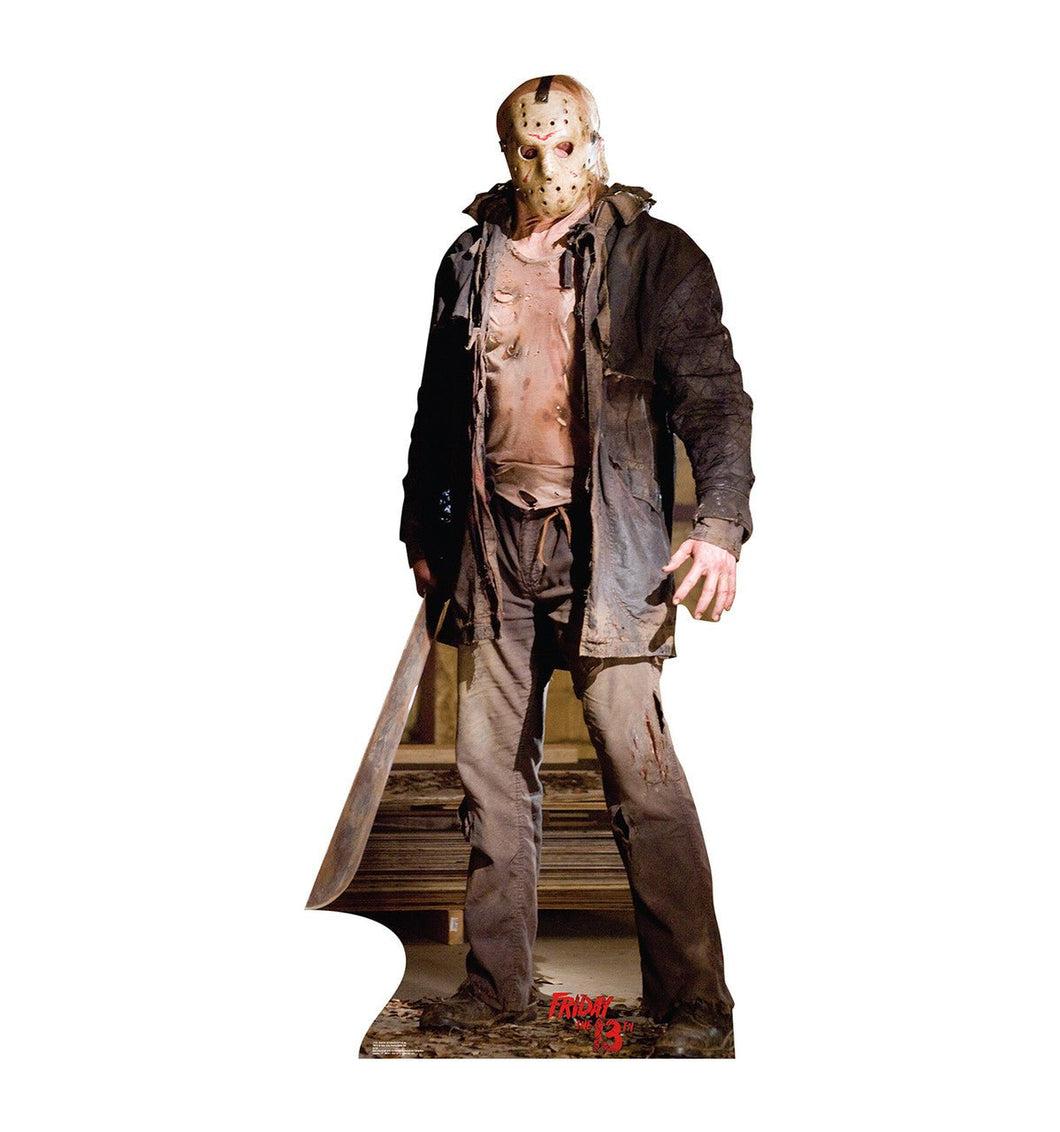 Life - size Jason Voorhees Friday the 13th Cardboard Cutout - AT TEN Distribution