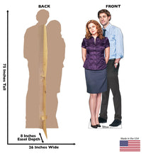 Load image into Gallery viewer, Life - size Jim Halpert &amp; Pam Beesly Cardboard Cutout - AT TEN Distribution
