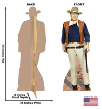Load image into Gallery viewer, Life - size John Wayne - Rifle at Side Cardboard Cutout - AT TEN Distribution
