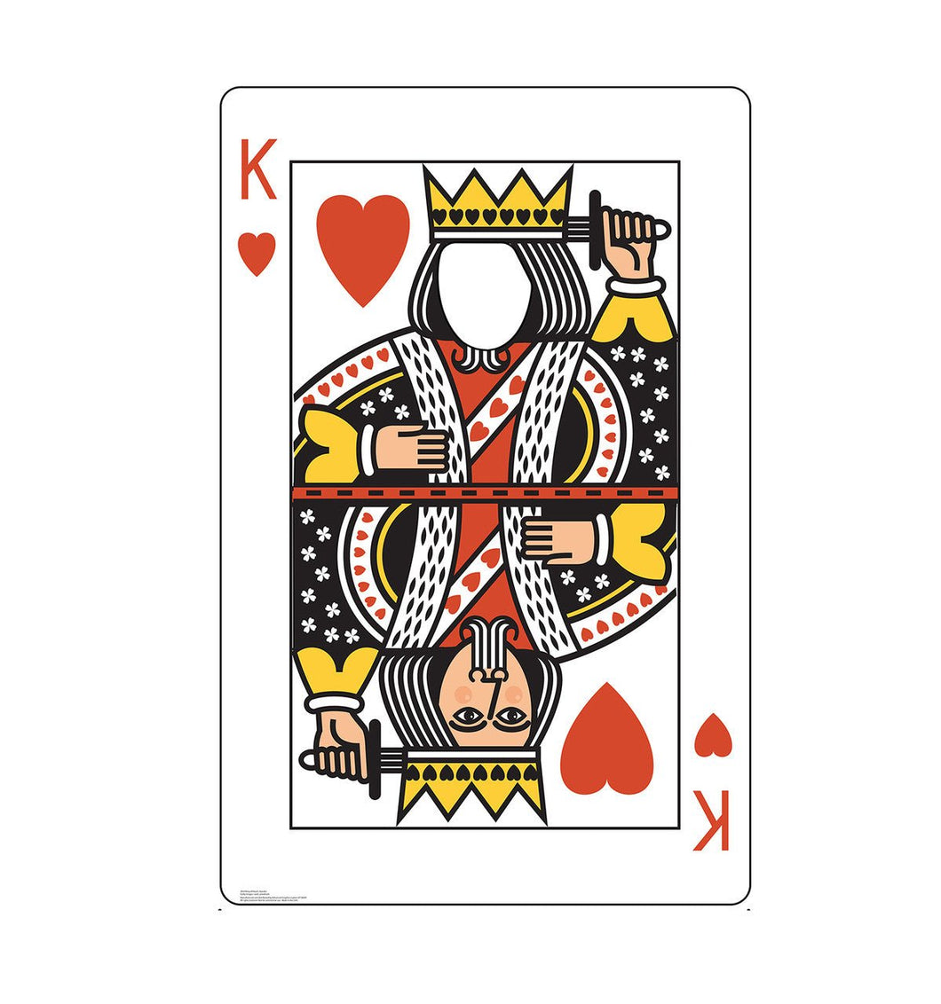Life - Size King of Hearts Card Cardboard Stand - in - AT TEN Distribution