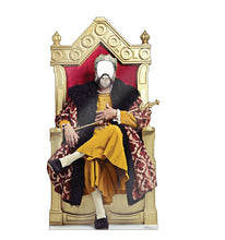 Load image into Gallery viewer, Life - Size King Throne Cardboard Stand - in - AT TEN Distribution
