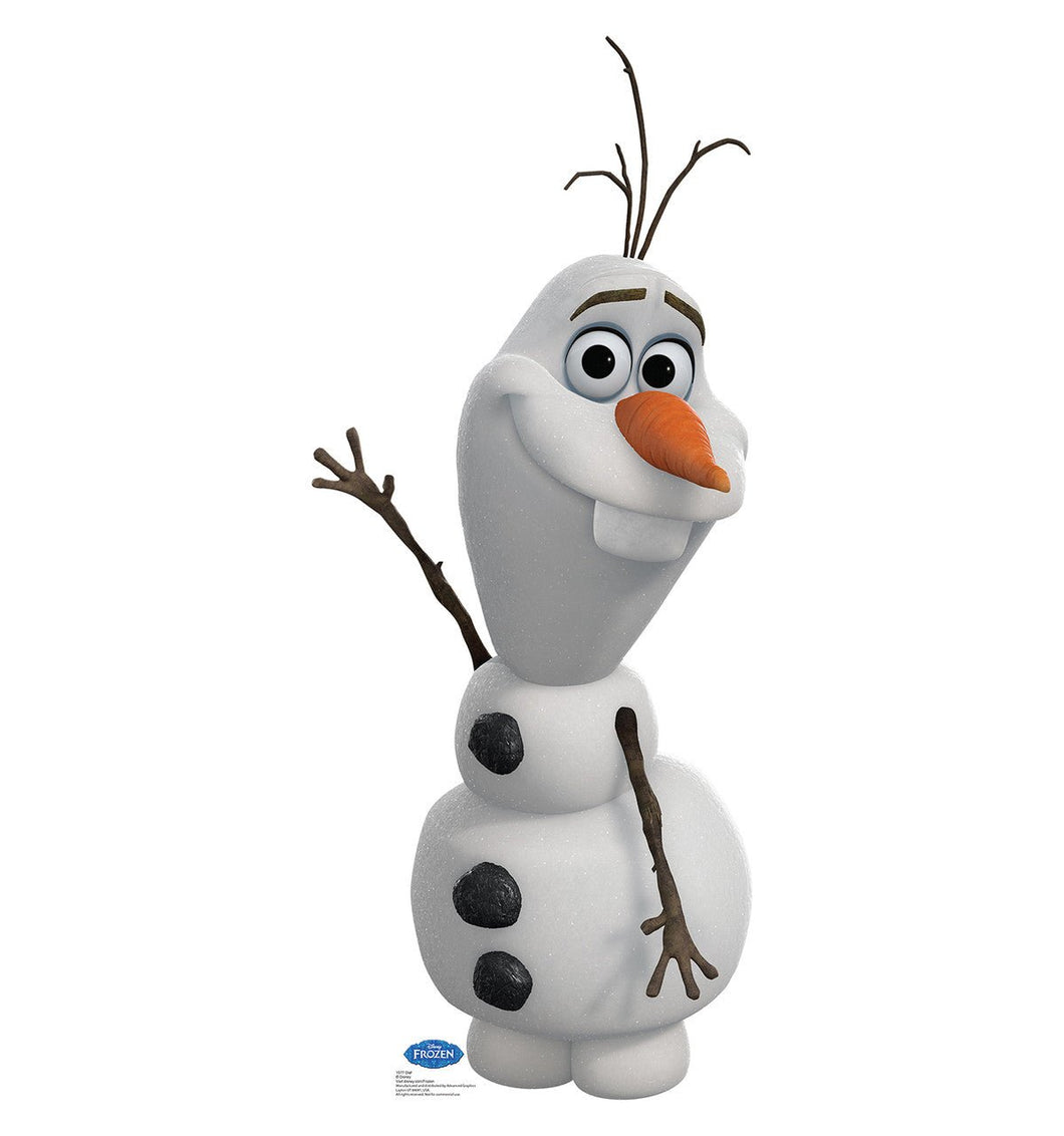 Life - size Olaf Disney's Frozen Cardboard Cutout - AT TEN Distribution