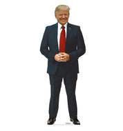 Life - size Outdoor Coroplast Cutout of President Donald Trump - AT TEN Distribution