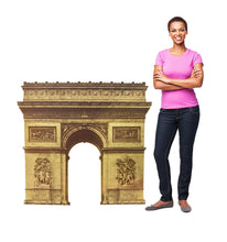 Load image into Gallery viewer, Life - size Paris Arc de Triomphe Cardboard Cutout - AT TEN Distribution
