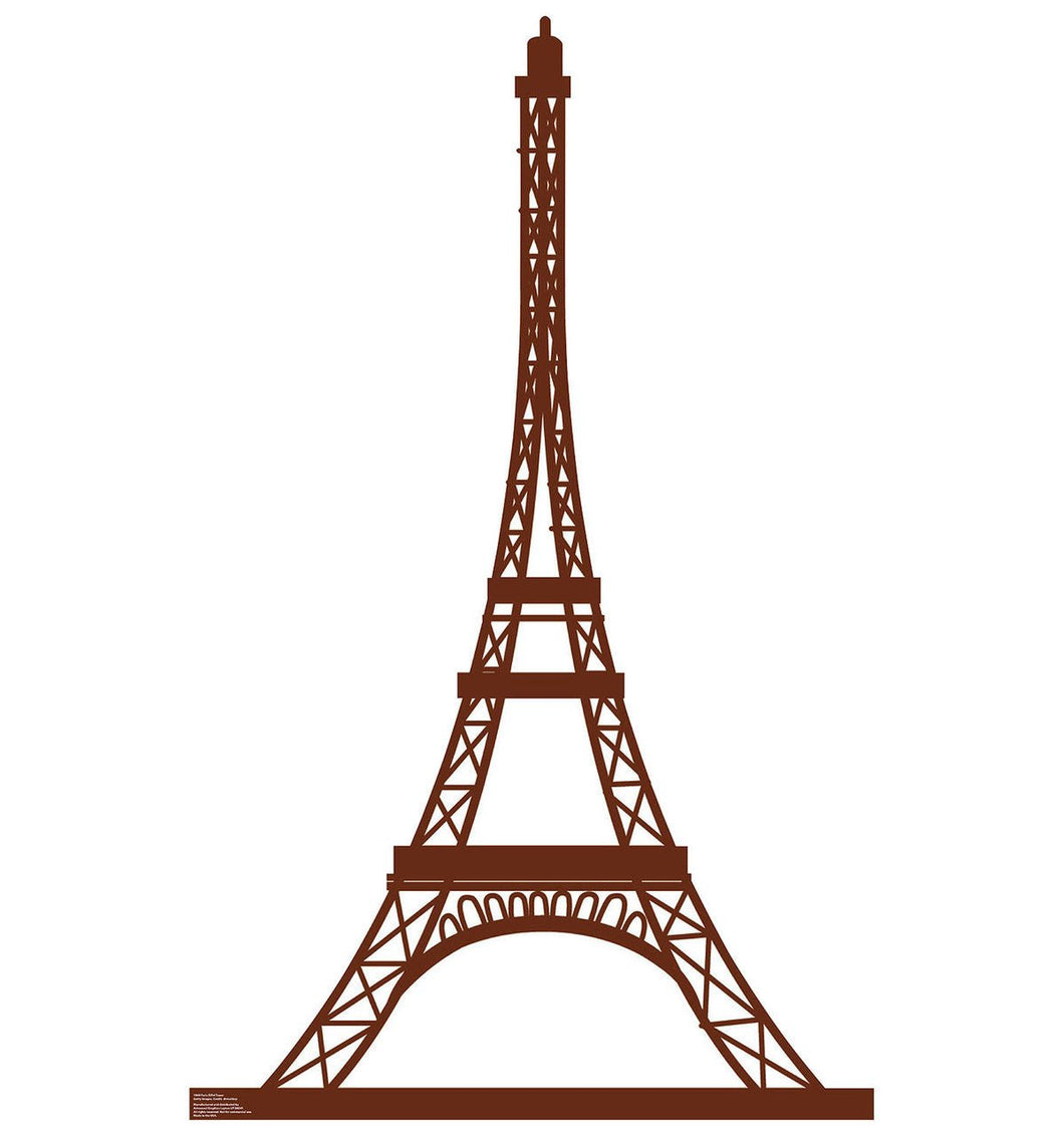 Life - size Paris Eiffel Tower Cardboard Cutout - AT TEN Distribution