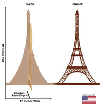Load image into Gallery viewer, Life - size Paris Eiffel Tower Cardboard Cutout - AT TEN Distribution

