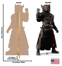 Load image into Gallery viewer, Life - Size Pirate Captain Brutus Cardboard Cutout (72in) | Star Wars: Skeleton Crew Standup - AT TEN Distribution
