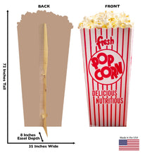 Load image into Gallery viewer, Life - size Popcorn Box Cardboard Cutout - AT TEN Distribution
