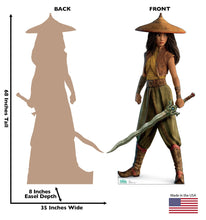 Load image into Gallery viewer, Life - Size Raya Last Dragon Cardboard Cutout - AT TEN Distribution
