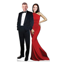 Load image into Gallery viewer, Life - Size Red Carpet Couple Stand - in Cardboard Cutout - AT TEN Distribution
