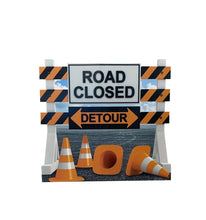 Load image into Gallery viewer, Life - Size Road Closed Detour Sign Cardboard Cutout - AT TEN Distribution
