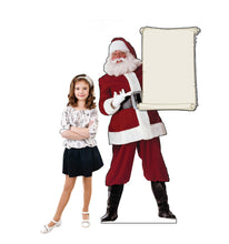 Load image into Gallery viewer, Life - size Santa Claus with Scroll Cardboard Cutout - AT TEN Distribution
