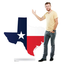 Load image into Gallery viewer, Life - size Texas State Cardboard Cutout - AT TEN Distribution
