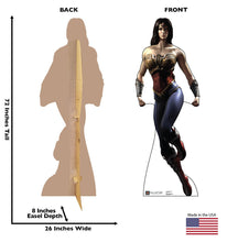 Load image into Gallery viewer, Life - size Wonder Woman Injustice Gods Cardboard Cutout - AT TEN Distribution
